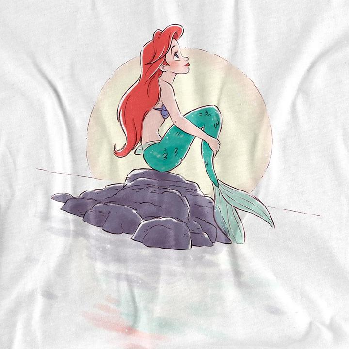 Immagine prodotto The Little Mermaid Maglietta Ariel Tramonto Adulto Unisex (XL)