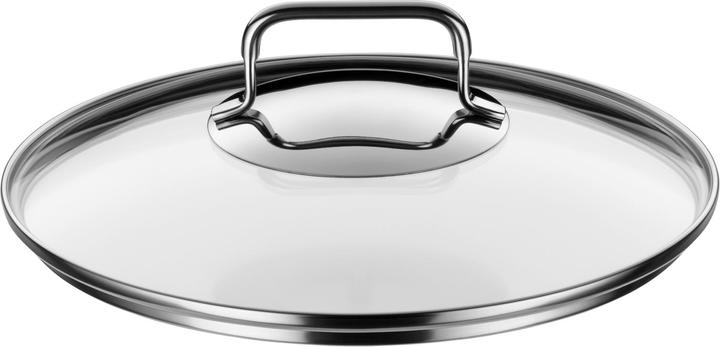 Produktbild WMF Spaghettitopf Pastatopf Nudeltopf Induktion Sieb 7,0l Edelstahl poliert (24 cm, Kochtopf, Edelstahl)