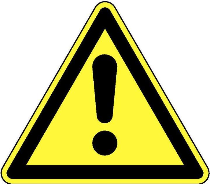 Produktbild BRW Warnschild Gefahrenstelle - 20 cm