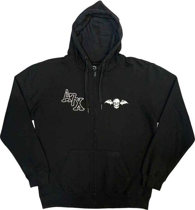 Actual product image Avenged Sevenfold Unisex Adult Dead Head Back Print Full Zip Hoodie (XL)