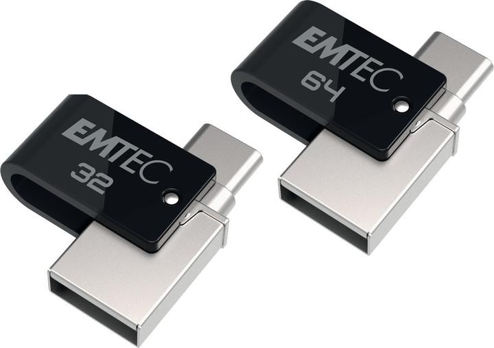 Immagine prodotto Emtec T260C Mobile & Go Type-C (32 GB, USB-C, USB-A, USB 3.2 Gen 2)