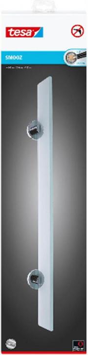 Actual product image tesa SMOOZ glass shelf incl. adhesive solution without drilling (5 x 18 x 70.5 cm)