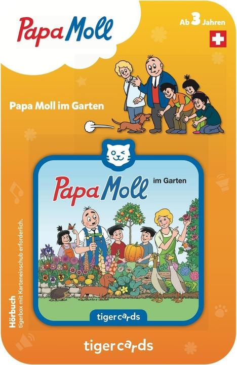 Actual product image Tigermedia tigercard - Papa Moll - In the garden (Swiss German)