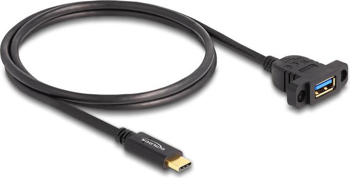Produktbild Delock SuperSpeed USB 10 Gbps 1m zum Einbau schwar (1 m, USB 3.2 Gen 2)