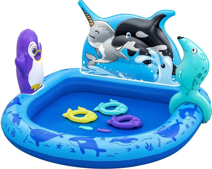 Actual product image Bestway Polar Pals™ Kids Inflatable Water Play Center and Pool 1.34 m x 1.31 m x 73 cm