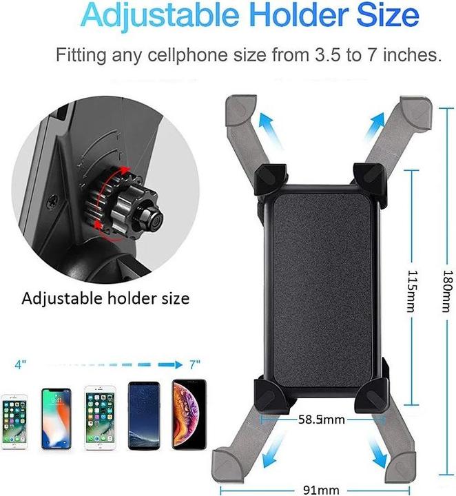 Immagine prodotto Forever Supporto BH-110 Supporto passivo Telefono cellulare/Smartphone Nero