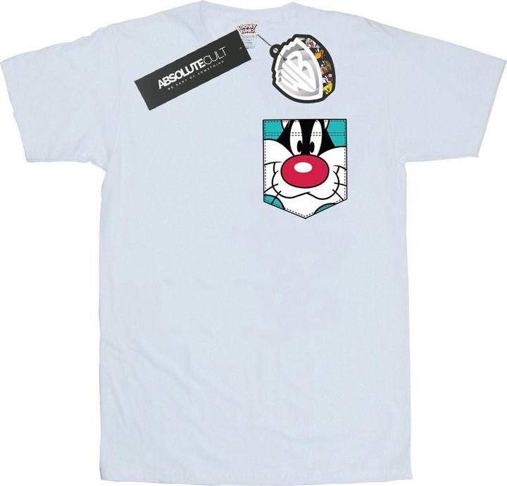 Produktbild Looney Tunes Sylvester Face Faux Pocket TShirt (3XL)