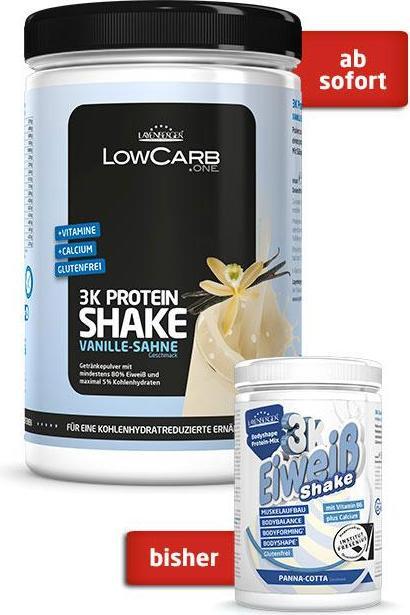 Actual product image Layenberger LowCarb.one 3K Protein Shake (Berry, 1 pcs., 360 g)