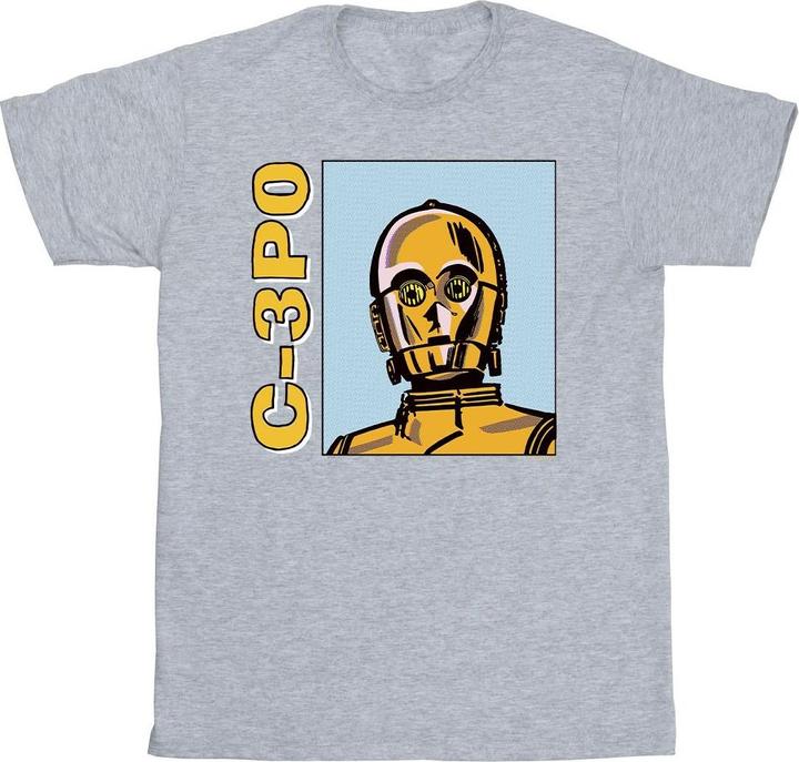 Produktbild Star Wars C3PO Line Art TShirt (L)