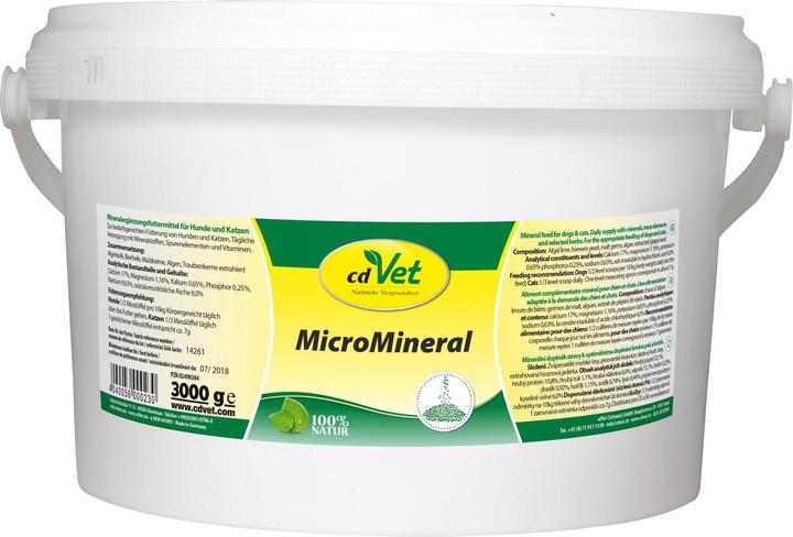 Immagine prodotto cdVet Integratore alimentare per cani MicroMineral, cane e gatto, 150 g (Senior, Adulto, Junior, 1 pz., 150 g)