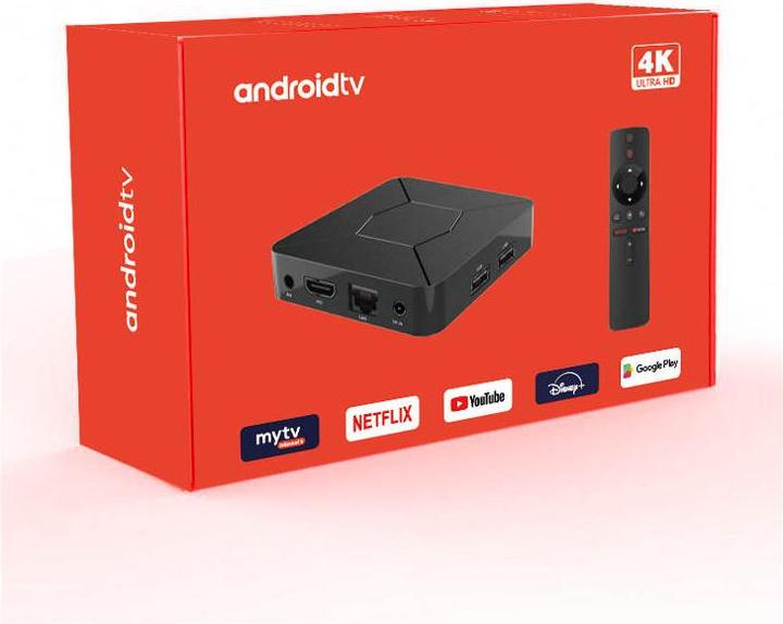 Image du produit PhoneLook Smart mini Android TV Streaming Box Q5 HDMI 4K Ultra HD + télécommande et Miracast & Google Assist (8 Go, Android 11)