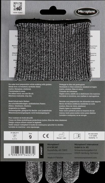 Immagine prodotto Microplane Guanti di protezione (Taglia unica)