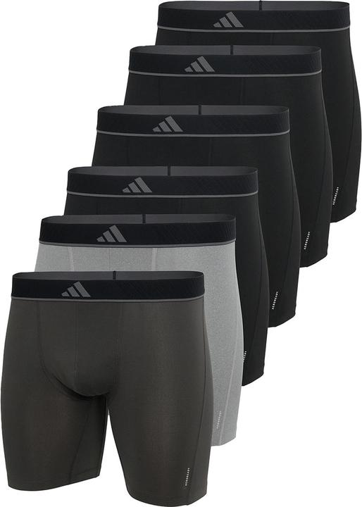 adidas 6er Pack Active Micro Flex Eco Long Short / Pant (S, 6er Pack)