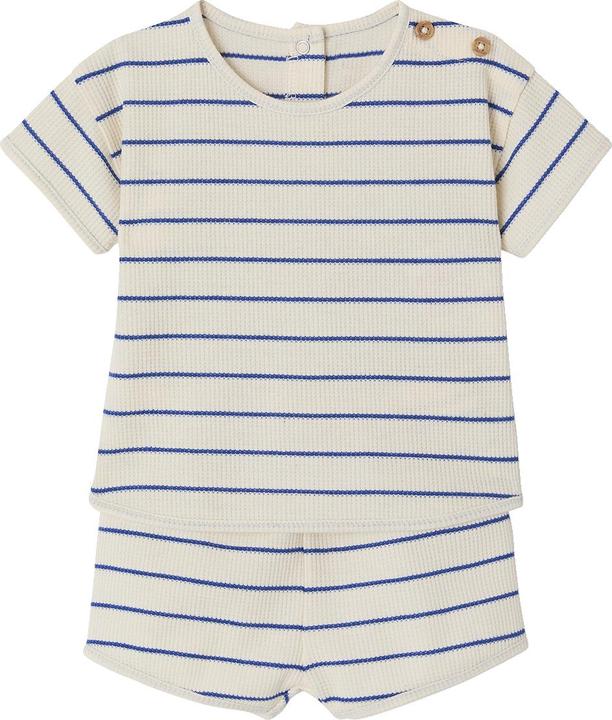Image du produit Vertbaudet Baby-Set: T-Shirt & Shorts aus Waffelpikee (80)