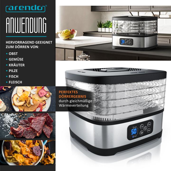 Actual product image Arendo Dehydrator