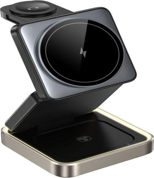 Acefast E20 3 in 1 Inductive Charger - Black