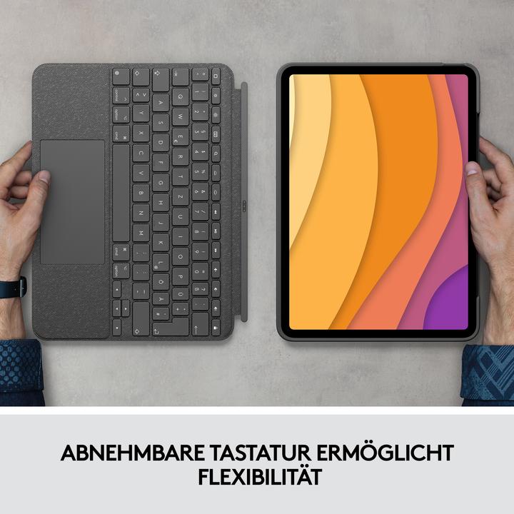 Productafbeelding Logitech Combo Touch (FR, iPad Air 2020 (4e generatie), iPad Air 2022 (5e gen))