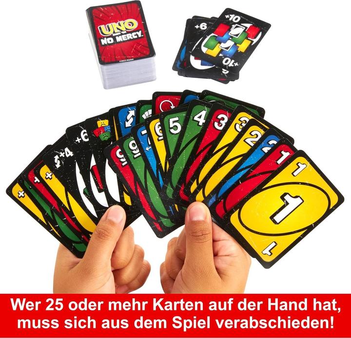 Actual product image Mattel Games UNO No Mercy (English)