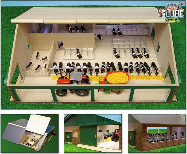 Image du produit Sombo Cubicle Bois stable avec unité de traite 1:33