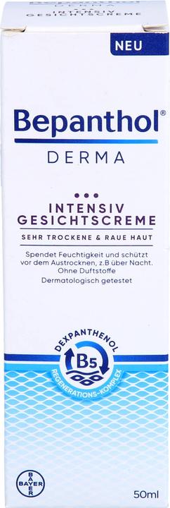 Produktbild Bepanthol Derma Intensiv Gesichtscreme, 1X50 ml CRE (50 ml, 24h Creme)
