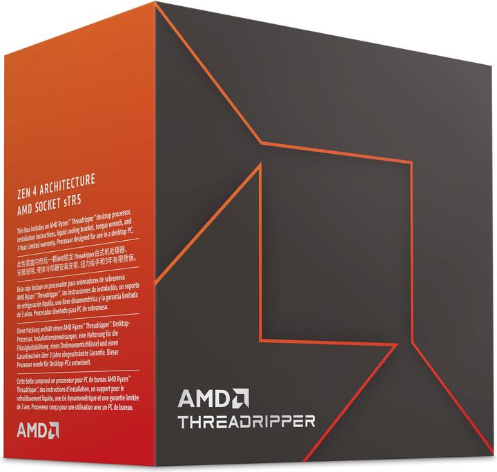 Image du produit AMD Ryzen Threadripper 7960X (sTR5, 4.20 GHz, 24 -Core)