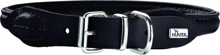 Produktbild Hunter Halsband Round & Soft, Elk, Schwarz (M, L, Hund, Allgemein)