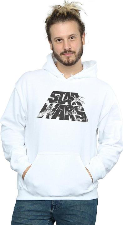 Image du produit Star Wars - Sweat à capuche LOGO SPACE SKETCH - Homme (XXL)