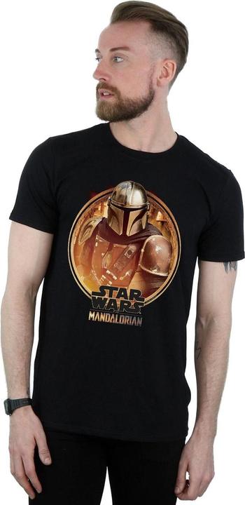 Actual product image Star Wars Mens The Mandalorian Framed T-Shirt (3XL)