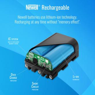 Actual product image Newell Battery Battery LP-E5 for Canon EOS 450D, 500D, 1000D, Digital Rebel T1i, XS, XSi