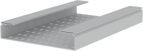 Immagine prodotto Unex 66300-48 Vaschetta per cavi perforata senza alogeni 60x300 in U48X RAL7038 (300 cm)