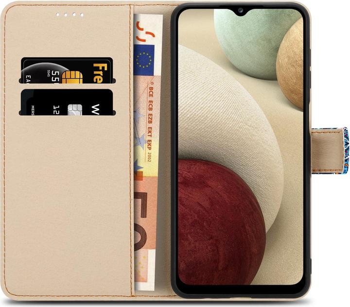 Actual product image Cadorabo Book Cover with Print for Samsung Galaxy A12 / M12 (Samsung Galaxy M12, Samsung Galaxy A12)