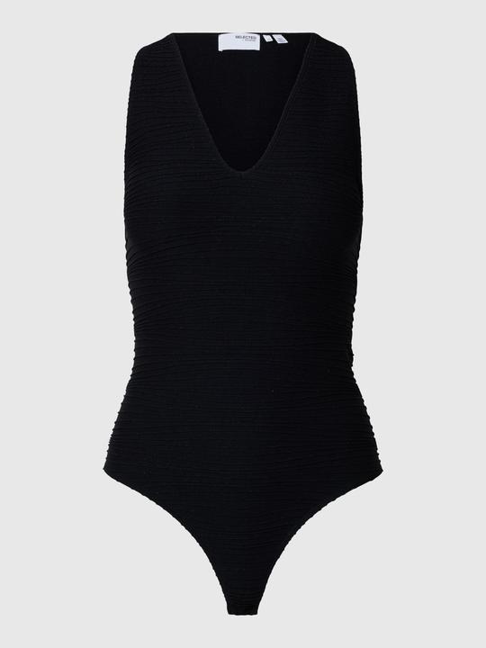 Selected Femme V-Ausschnitt Glitzer Body