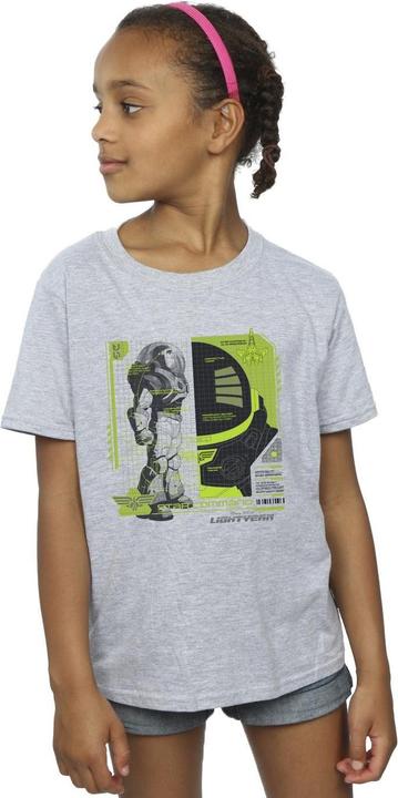 Actual product image Disney Girls Lightyear Buzz Tech Panel Cotton T-Shirt (152, 158)