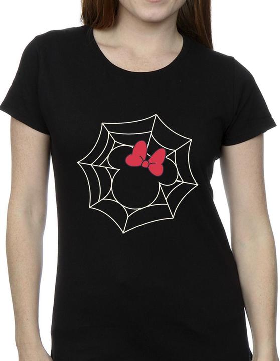 Immagine prodotto Disney Minnie Mouse Spider Web Maglietta Donna (XL)