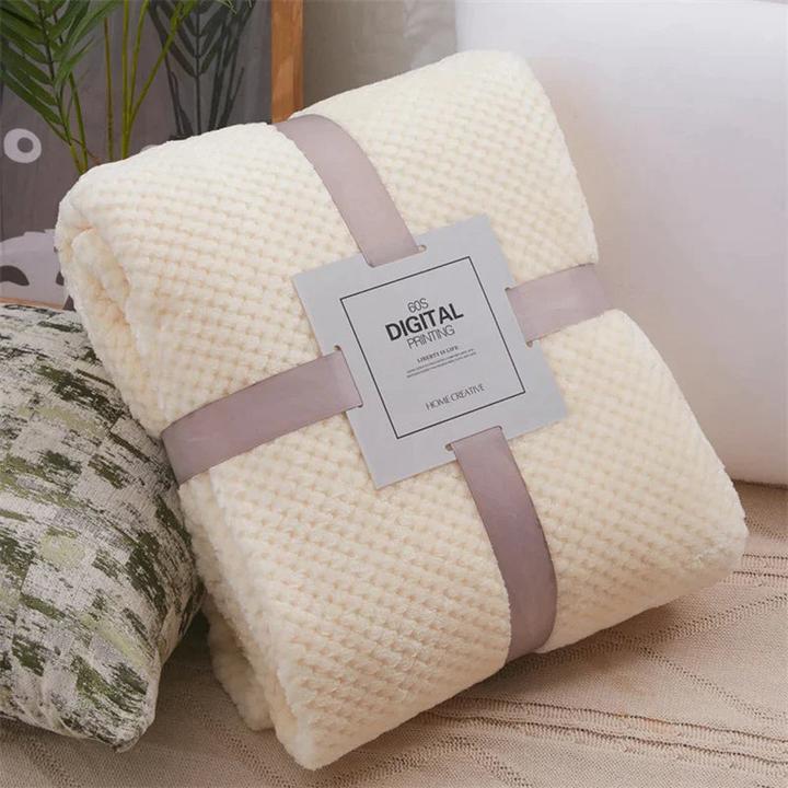 Actual product image Alopini Baby Blanket Soft Fleece Toddler Thick Quilt Bedding Swaddle Wrap Blanket (70 x 100 cm)