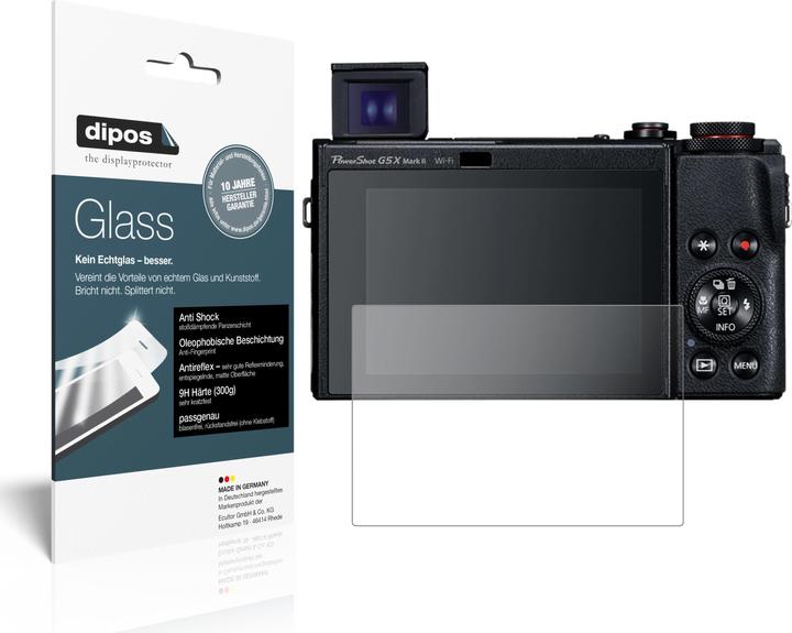 Image du produit Dipos Film de Protection d’écran Anti-Shock (Protecteur d'écran, Canon PowerShot G5X Mark II)