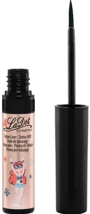 Actual product image La Dot Cosmetics Felt Pen Cosmetics Tattoo Liner black