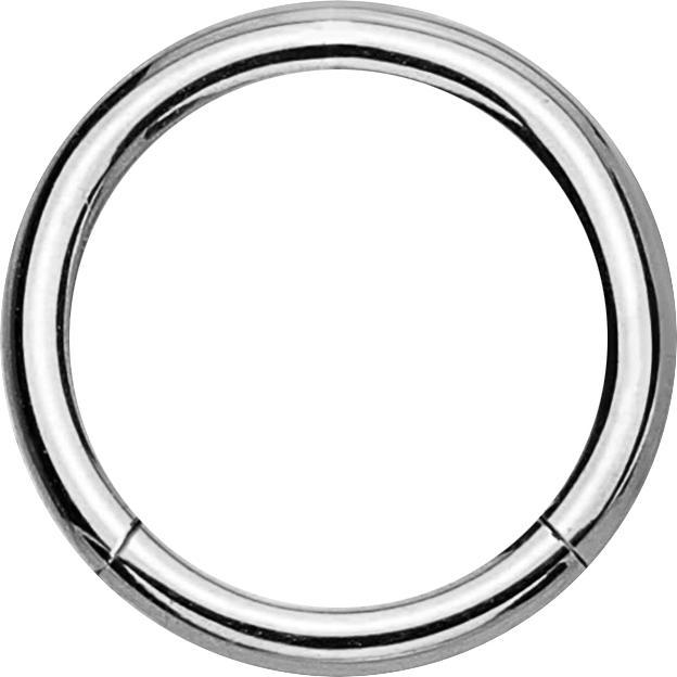 Star Piercing Sterlier Micro Segmentring klappbar silber (Titan G23, ohne Messing)