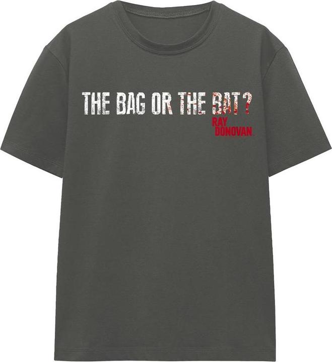 Actual product image Ray Donovan Unisex Adult Bag Or Bat T-Shirt (L)
