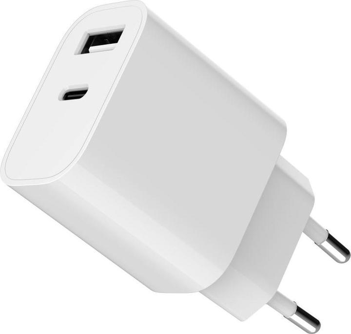 Produktbild Gembird CHARGER USB UNIVERSAL WHITE/2P TA-UC-2AC12-01 (12 W)