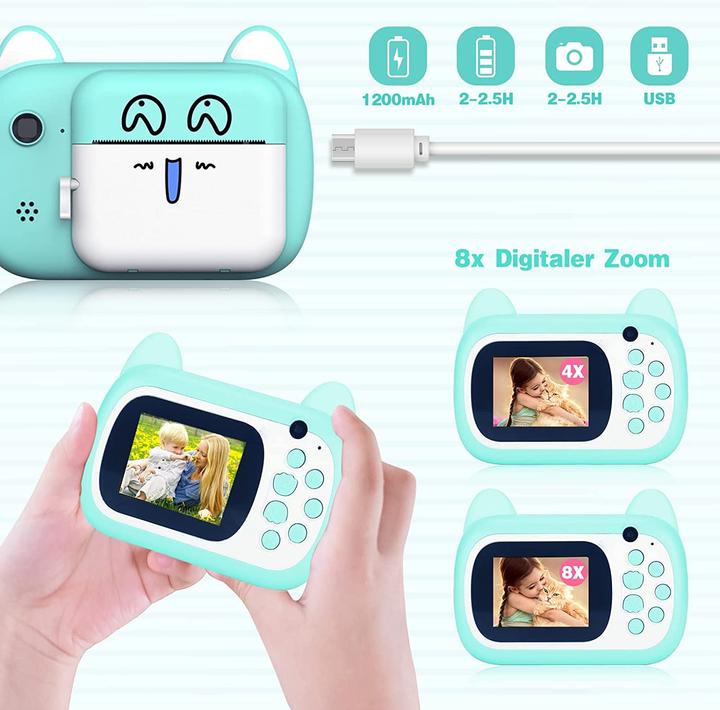Actual product image Supbro Selfie Camera Kids in Blue B