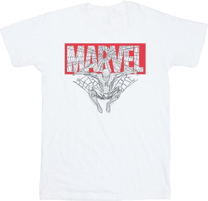 Produktbild Spider Man Logo Red TShirt Jungen (140, 146)