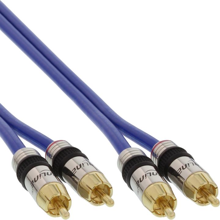 Immagine prodotto InLine Cavo Cinch AUDIO, spine dorate, 2x Cinch (0.50 m, Cinch)
