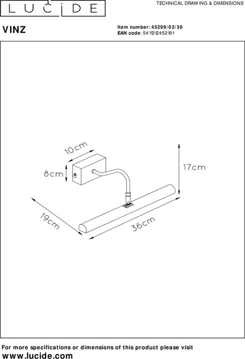 Produktbild Lucide Display & Bilderleuchten (G9)