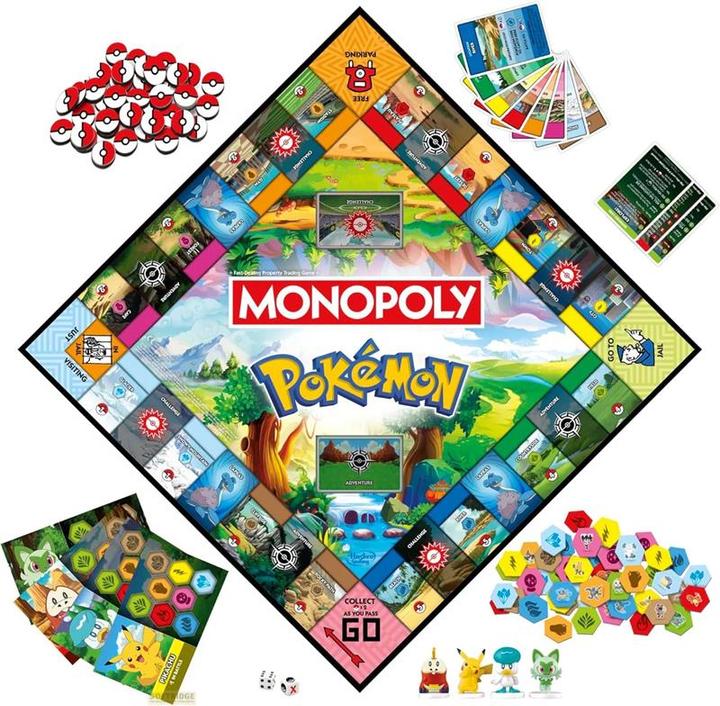Image du produit Hasbro Monopoly Pokémon Edition Board Game - English Version (Anglais)