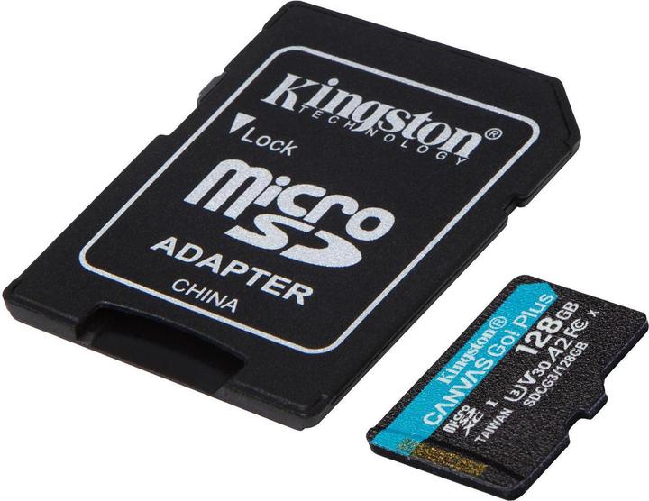 Produktbild Kingston Canvas Go! Plus microSD (128 GB, microSDXC, U3, UHS-I)