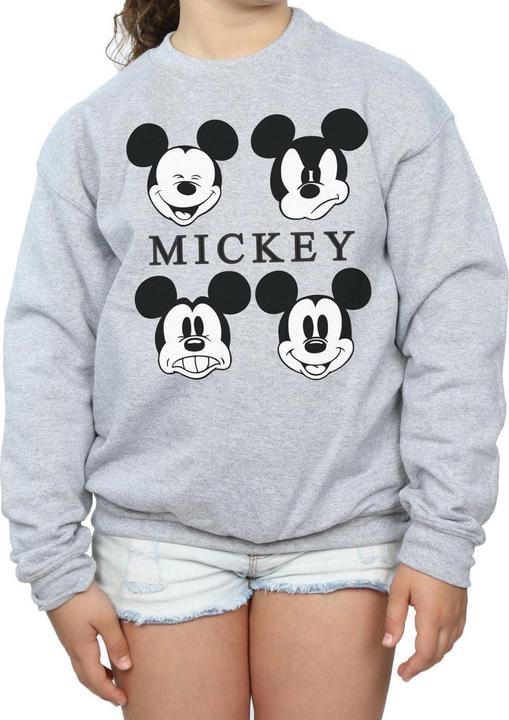 Immagine prodotto Disney Mickey Mouse Four Heads Felpa Ragazze (128)