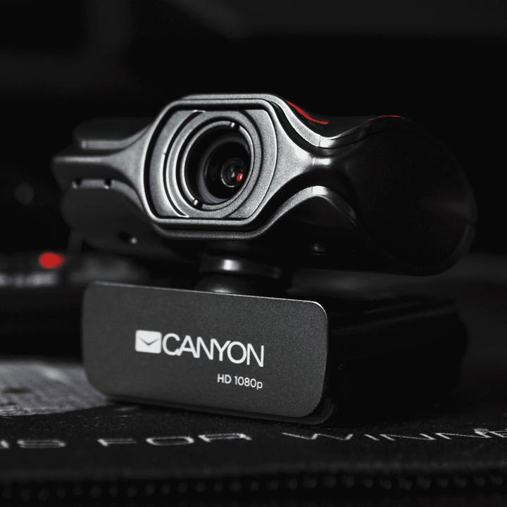 Actual product image Canyon 2K resolution webcam with microphone C6, 2048x1536, 80 ° viewing angle (2 Mpx)
