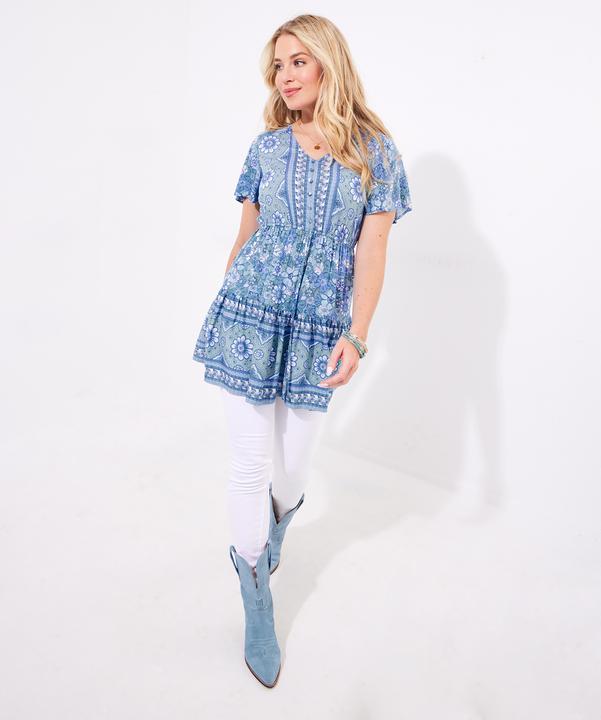 Produktbild Joe Browns Floral Border Tie-Waist Tunic (40)