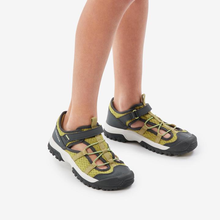 Image du produit Quechua Chaussures respirantes de randonnée enfant, MH900 kaki (33)